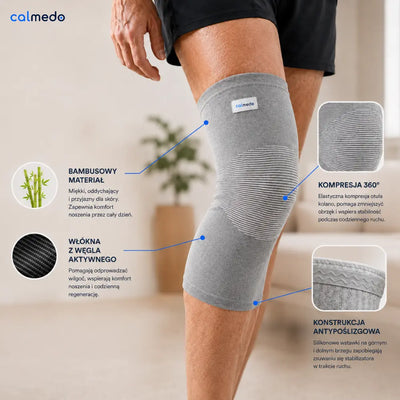Calmedo CompressPro™ - Bambusowa orteza stabilizująca na kolano