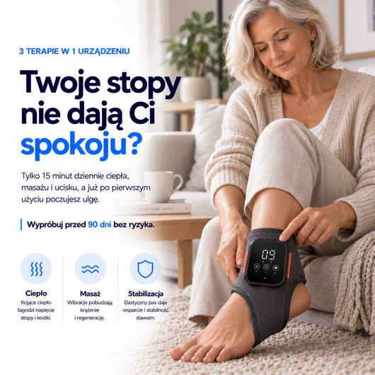 Calmedo StepOne Pro™ - Zaawansowany masażer stóp 3w1