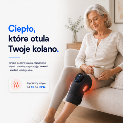 Calmedo KneeOne Pro™ - Zaawansowany masażer kolan 3w1