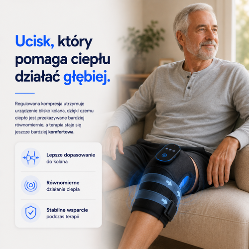 Calmedo KneeOne Pro™ - Zaawansowany masażer kolan 3w1